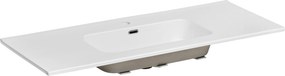Comad Nábytkové keramické umývadlo GO 120/DP-8095, 121x46 cm, biela lesklá