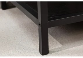 Knižnica/Regál 42025 135cm Slim Line Čierny jaseň  - Komfort-nábytok