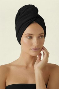 Turban na vlasy SPA čierny