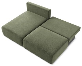 Zelená rozkladacia/s úložným priestorom rohová pohovka (ľavý roh) Kalena – Makamii