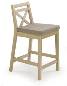 BORYS LOW bar stool, color: sonoma oak / INARI 23