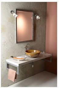 Stojanková umývadlová batéria v lesklej strieborno-zlatej farbe Antea - Sapho