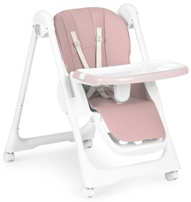 Vysoká stolička na kŕmenie, výškovo nastaviteľná PINK