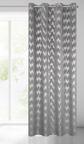 ZATEMŇOVACÍ ZÁVES NA KRÚŽKOCH CHILL 140X250 CM STRIEBORNÁ