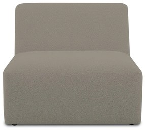 Svetlohnedý modul pohovky z textílie buklé (stredový diel) Roxy – Scandic