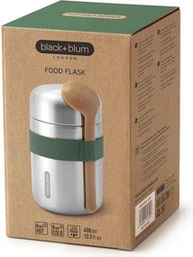 Termoska na jedlo z nehrdzavejúcej ocele v striebornej farbe 400 ml – Black + Blum