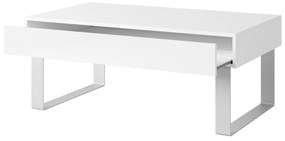 Konferenčný stolík Calabria VS (biela matná + lesk biely). Vlastná spoľahlivá doprava až k Vám domov. 1051528