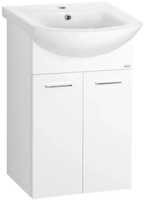 Aqualine Aqualine, ZOJA umývadlová skrinka 42x74x25cm, biela, 51045A
