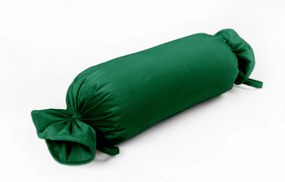 Biante Zamatový vankúš valec bonbon Velvet Prémium SVP-032 Zelený 15x100 cm
