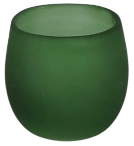 Zelený sklenený svietnik GINNY GREEN - viac veľkostí Veľkosť: M