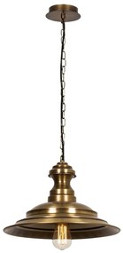 Závesné svietidlo v bronzovej farbe s kovovým tienidlom ø 39 cm Obyla – Opviq lights