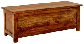 Truhlica Kali 120x45x45 indický masív palisander Svetlomedová