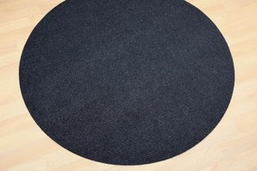 Vopi 67x67 (priemer) kruh Kusový koberec Quick step antracit kruh, šedá, chodba / predsieň