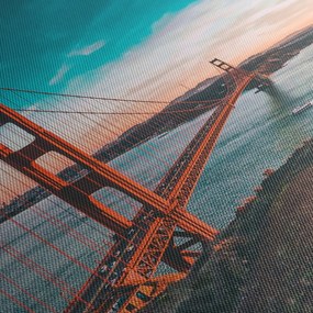 Obraz- Golden Gate, San Francisco (120x50 cm)