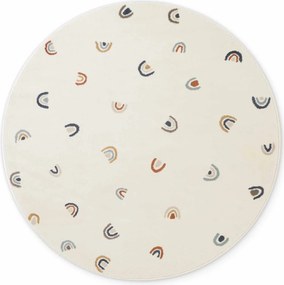Hanse Home, Detský koberec Adventures 106414 Cream Multicolor kruh, 160x160 (priemer) kruh, viacfarebná, detská izba