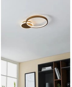 Eglo 900423 - LED Stmievateľné stropné svietidlo GAFARES LED/15W/230V zlatá + DO