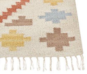 Bavlnený kelímový koberec 200 x 300 cm viacfarebný ATAN Beliani