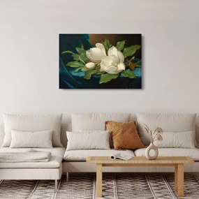 Obraz - Martin Johnson Heade, Giant Magnolias on a Blue Velvet Cloth, reprodukcia (90x60 cm)