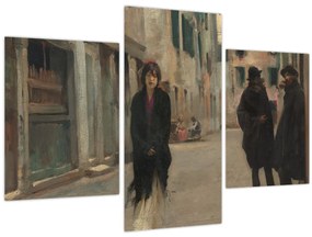 Obraz - John Singer Sargent, Street in Venice, reprodukcia (90x60 cm)