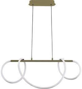 LED Luster na lanku EMMA LED/38W/230V zlatá