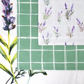 KUCHYNSKÁ UTIERKA LAVENDER SADA 3 KS 50X75 CM VZOROVANÉ