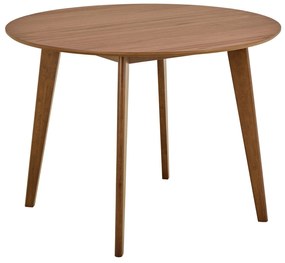 ROXY prírodný orech 105 cm - OKRÚHLY DREVENÝ STÔL DO KUCHYNE/JEDÁLNE RETRO