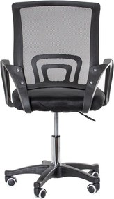 Čierna kancelárska stolička JETTA