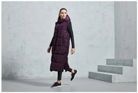 Crivit Dámsky prešívaný kabát 2 v 1 (L (44/46), fialová)  (100383578)