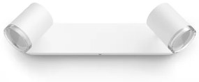 Philips Hue White Ambiance 8719514340879 Adore stropné bodové svietidlo 2xGU10 GU10 +SWITCH 5,5W/2x250lm 2200-6500K IP44 biela bluetooth