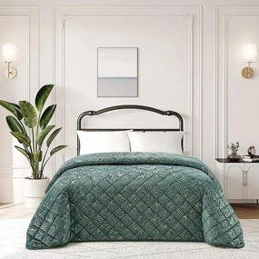 Prikrývka na posteľ Oliwia RQ-089 220x250 cm zelená