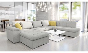 Rohová sedacia súprava Tony Bis Premium, Dostupné poťahy: Terra 06 + Terra 06 + Terra 10 ECO, Strana: Pravá - U
