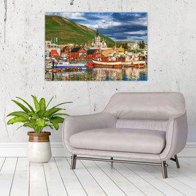 Obraz - Húsavík (90x60 cm)