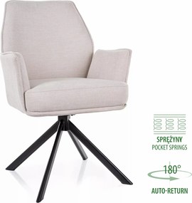 SI Stolička Hugo Brego svetlo béžová