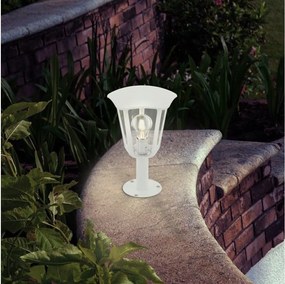 Eglo 98117 - Vonkajšia lampa MONREALE 1xE27/60W/230V IP44 výška 335 biela