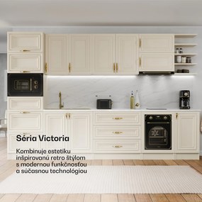 Klarstein Victoria vstavaná rúra 45 cm 49 l čierna