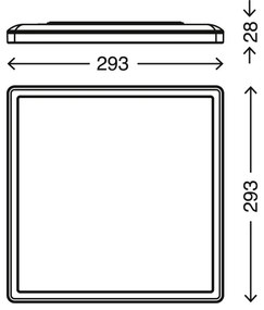 Briloner 7156-416 - LED Stropné svietidlo SLIM LED/18W/230V
