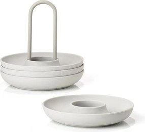 Kovové stojančeky na vajíčka v súprave 4 ks Singles – Zone