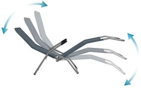 Ležadlo NILS Camp NC3017 - sivé