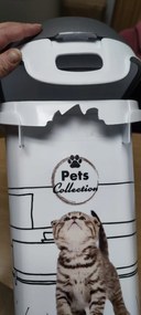 CURVER 2. akosť - Kontajner a úložný box na granule pre mačky, 15l/6kg CAT