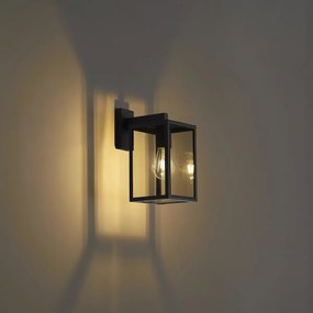 Priemyselné vonkajšie nástenné svietidlo tmavosivé IP44 - Sutton Down