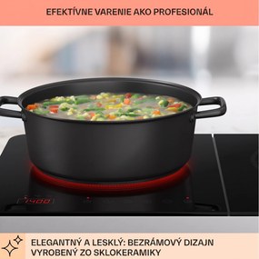 Klarstein Cookio, dvojitá indukčná varná doska, 3500 W, časovač, sklokeramika