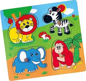 Puzzle s prekvapením Viga 59563 zoo