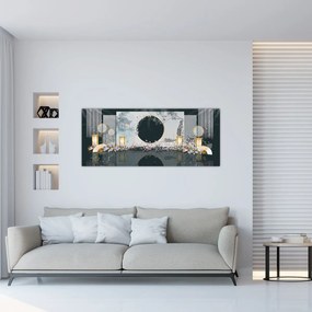 Obraz - Koláž (120x50 cm)