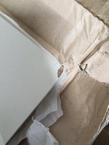 AKCIA Konferenčný stolík FROST 50x50 cm, krémový II. akosť