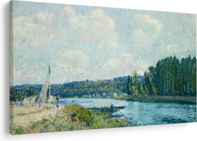 Obraz - Alfred Sisley, The Banks of the Oise, reprodukcia (90x60 cm)