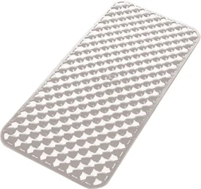 Aqualine Aqualine, GEO podložka do vane 36x71cm s protišmykovou úpravou, kaučuk, biela, 97367102