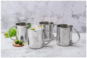 Echtwerk Hrnček z nehrdzavejúcej ocele Moscow (4 kusy, 1000 ml, strieborná)  (100343375)