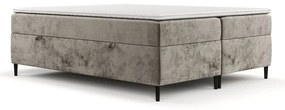 Svetlohnedá boxspring posteľ s úložným priestorom 160x200 cm Araya – Maison de Rêve