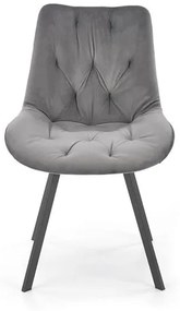 OTOČNÁ JEDÁLENSKÁ STOLIČKA TIARA ŠEDÁ
