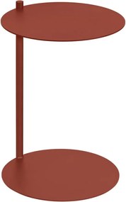 Oceľový okrúhly odkladací stolík 41x40 cm Ande – noo.ma